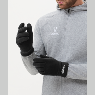 Перчатки JOGEL CAMP Fleece Gloves, черный - downloaded from prime-sport.ru
