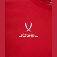 Футболка JOGEL ESSENTIAL Cotton Tee, красный - downloaded from prime-sport.ru