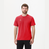 Футболка JOGEL ESSENTIAL Cotton Tee, красный - downloaded from prime-sport.ru