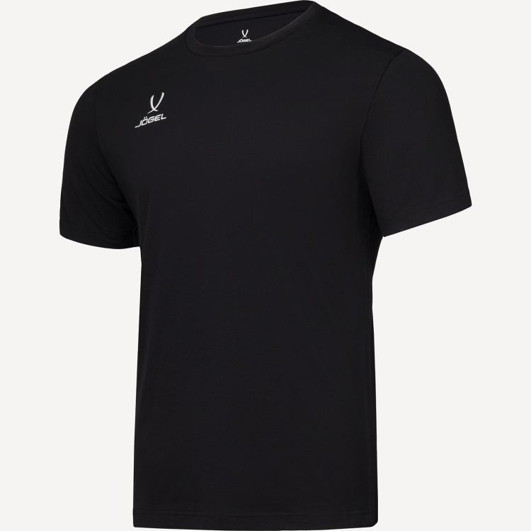 Футболка повседневная JÖGEL Essentials Cotton Tee, черный Футболка повседневная JÖGEL Essentials Cotton Tee, черный