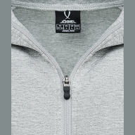 Худи на молнии JOGEL ESSENTIAL Athlete Hooded FZ Jacket, серый - downloaded from prime-sport.ru