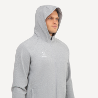 Худи на молнии JOGEL ESSENTIAL Athlete Hooded FZ Jacket, серый - downloaded from prime-sport.ru