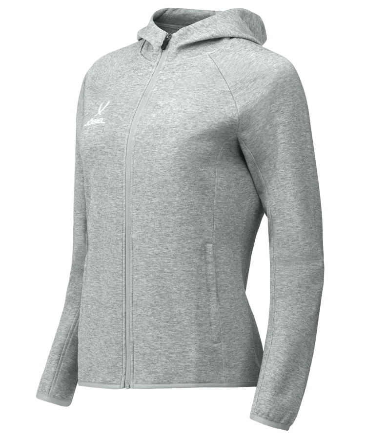 downloaded from prime-sport.ru Худи на молнии женское JOGEL ESSENTIAL Athlete Hooded FZ Jacket W, серый