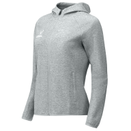Худи на молнии женское JOGEL ESSENTIAL Athlete Hooded FZ Jacket W, серый - downloaded from prime-sport.ru