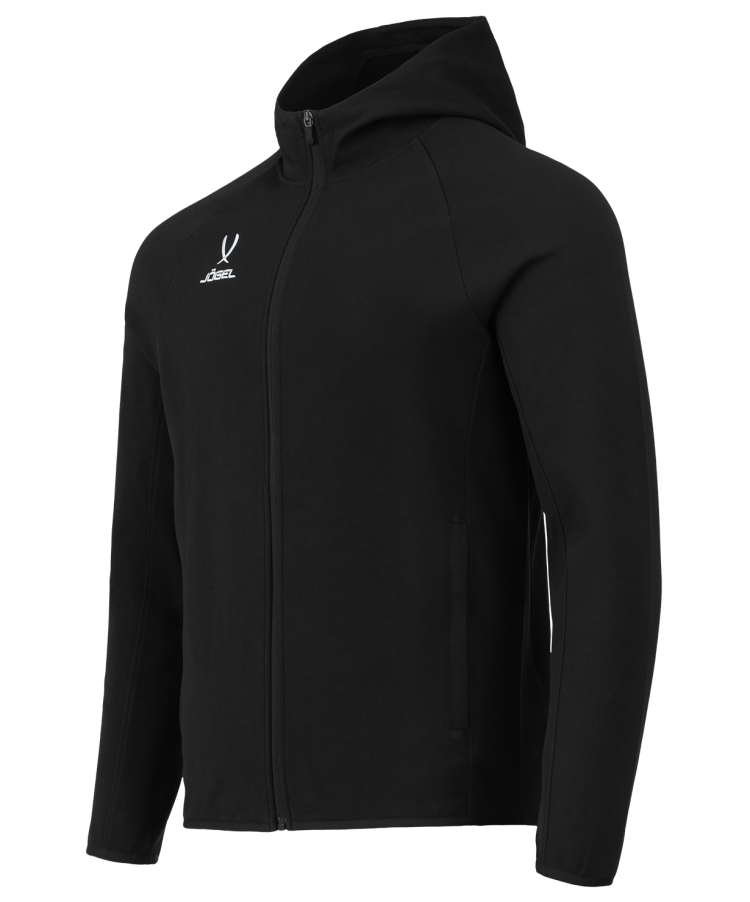 downloaded from prime-sport.ru Худи на молнии JOGEL ESSENTIAL Athlete Hooded FZ Jacket, черный