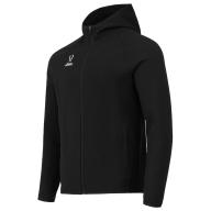 Худи на молнии JOGEL ESSENTIAL Athlete Hooded FZ Jacket, черный - downloaded from prime-sport.ru