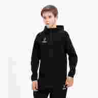 Худи на молнии JOGEL ESSENTIAL Athlete Hooded FZ Jacket, черный - downloaded from prime-sport.ru