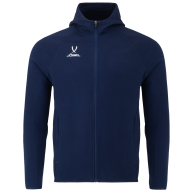 Худи на молнии JOGEL ESSENTIAL Athlete Hooded FZ Jacket, темно-синий - downloaded from prime-sport.ru