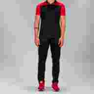 Поло с коротким рукавом HOBBY Черный-красный - Поло с коротким рукавом HOBBY Черный-красный