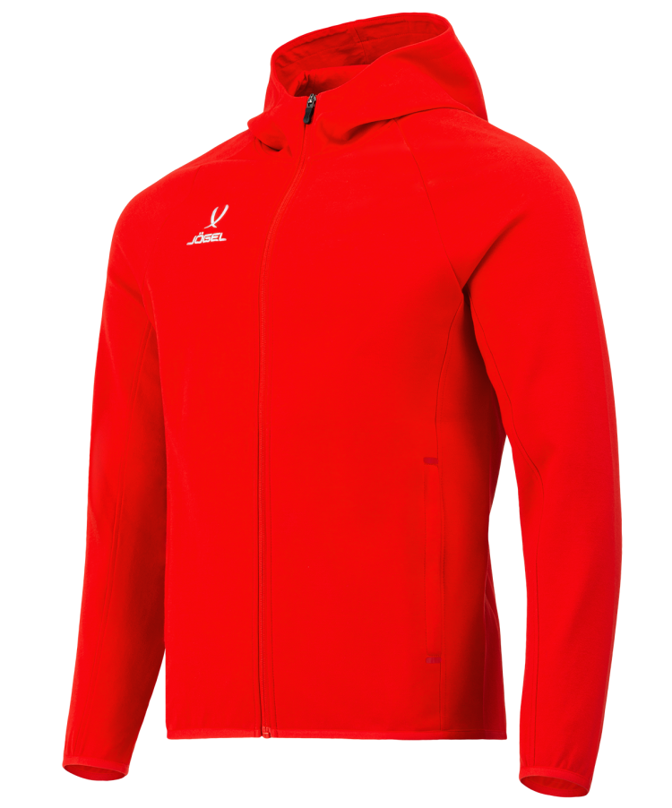 downloaded from prime-sport.ru Худи на молнии JOGEL ESSENTIAL Athlete Hooded FZ Jacket, красный