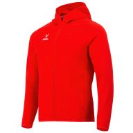 Худи на молнии JOGEL ESSENTIAL Athlete Hooded FZ Jacket, красный - downloaded from prime-sport.ru