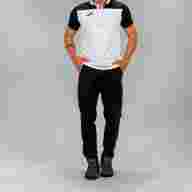 Поло с коротким рукавом HOBBY Белый-черный - Поло с коротким рукавом HOBBY Белый-черный