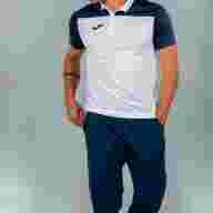 Поло с коротким рукавом HOBBY Белый-темно синий - Поло с коротким рукавом HOBBY Белый-темно синий