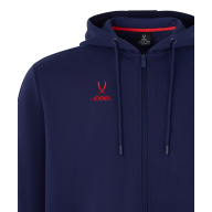 УЦЕНКА Худи JOGEL ESSENTIAL Club Cotton Zip Hoodie, темно-синий - downloaded from prime-sport.ru