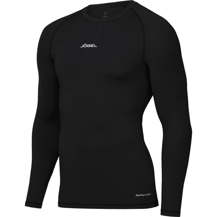 Футболка компрессионная с длинным рукавом JÖGEL CAMP PerFormDRY Baselayer LS Tee, черный
