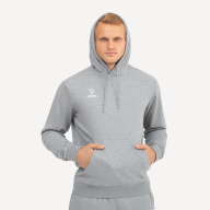Худи JOGEL ESSENTIAL Cotton Hoodie, серый - downloaded from prime-sport.ru