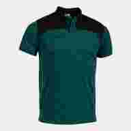 Поло с коротким рукавом WINNER II Зеленый-черный - Поло с коротким рукавом WINNER II Зеленый-черный