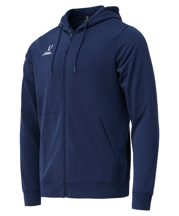 downloaded from prime-sport.ru Худи на молнии JOGEL ESSENTIAL Cotton Zip Hoodie, темно-синий