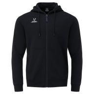 Худи на молнии JOGEL ESSENTIAL Cotton Zip Hoodie, черный - downloaded from prime-sport.ru