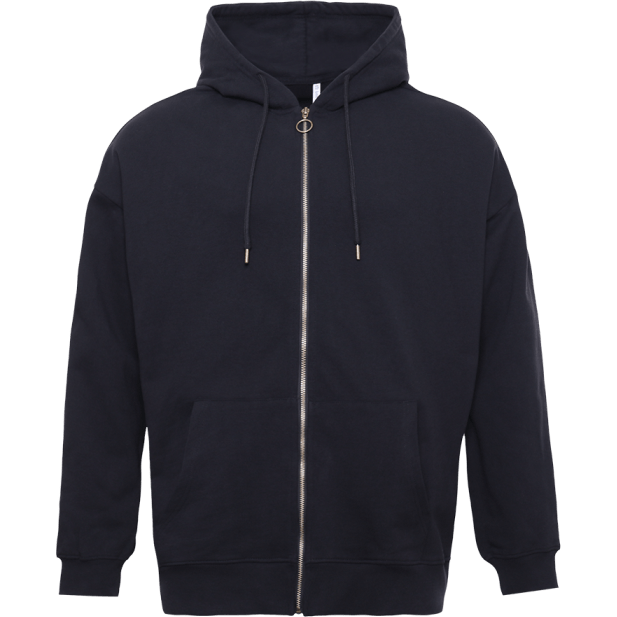 Толстовка ОNE SIZE, с капюшоном на молнии футер без начёса 350, 72