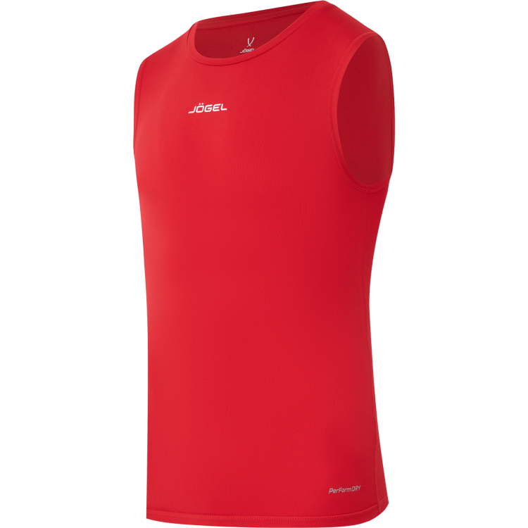 Майка компрессионная JÖGEL CAMP PerFormDRY Baselayer SL Tee, красный Майка компрессионная JÖGEL CAMP PerFormDRY Baselayer SL Tee, красный