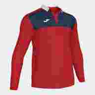 Поло с длинным рукавом WINNER Красный-темно синий - Поло с длинным рукавом WINNER Красный-темно синий