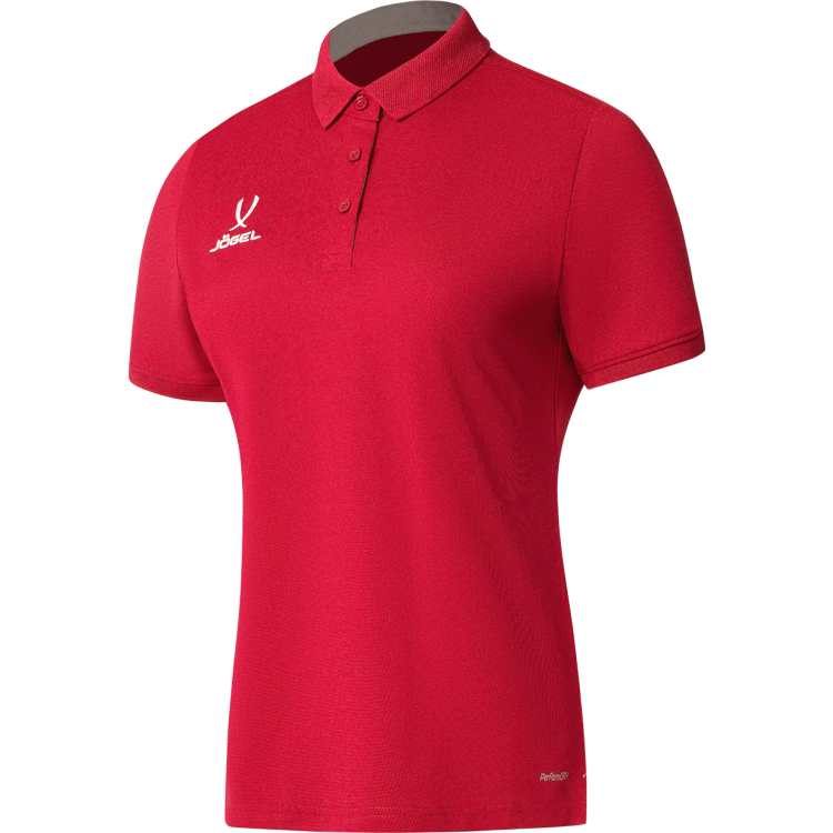 Поло женское JOGEL PREMIER PerFormDRY CVC Polo W, красный
